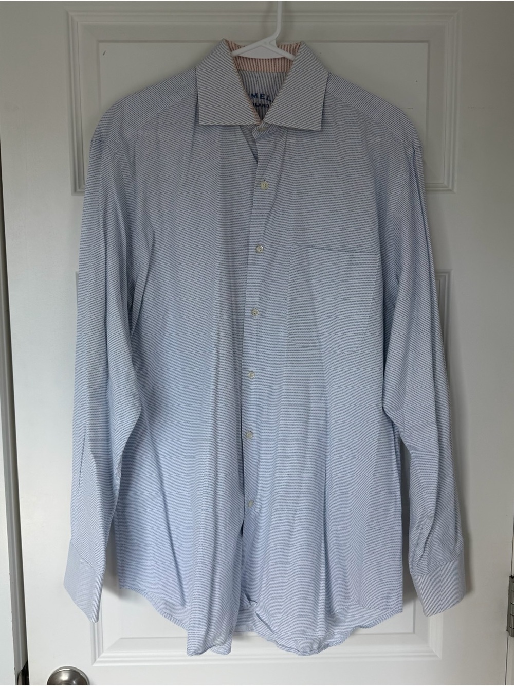 Gemelli Light Blue Men's Dress Shirt - Classic Button-Down
